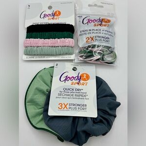 Goody Sport Hair Accessories 3 Item Set